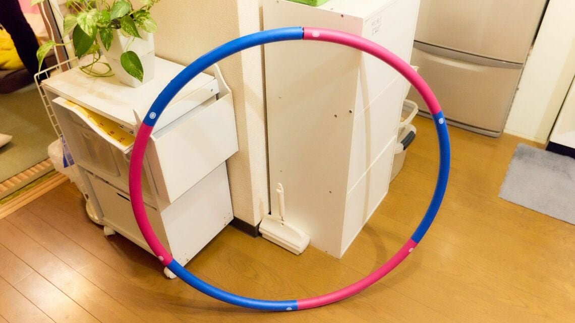 はじめて買ったフラフープ