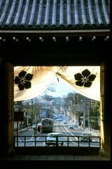 桔梗の門　京都市電　1978年1月1日（撮影：南正時）