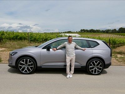 ボルボの新型EV「EX60」国際試乗会の様子（写真：筆者撮影）