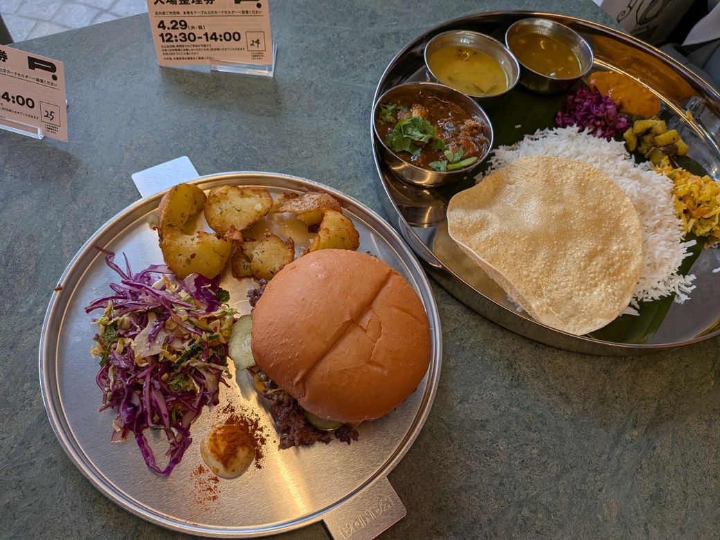 バーガーセット、カレーセット