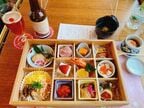 2便め「双海編」で予約した食事「内子杉の木箱で
