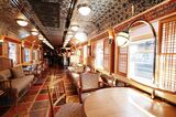 体験イベントが行われるJR九州の観光列車「ふたつ星4047」ラウンジ車両（写真：恵 知仁）
