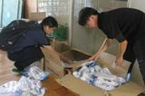 様々なサイズを用意して対応（筆者撮影）