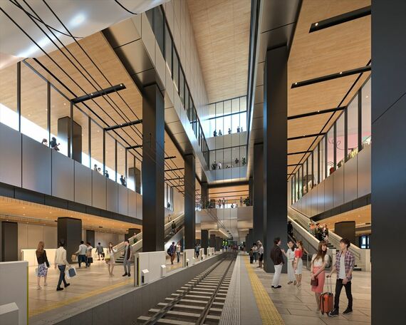 小田急線新宿駅 将来のイメージ