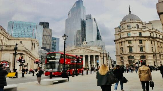 ロンドンのビジネス街