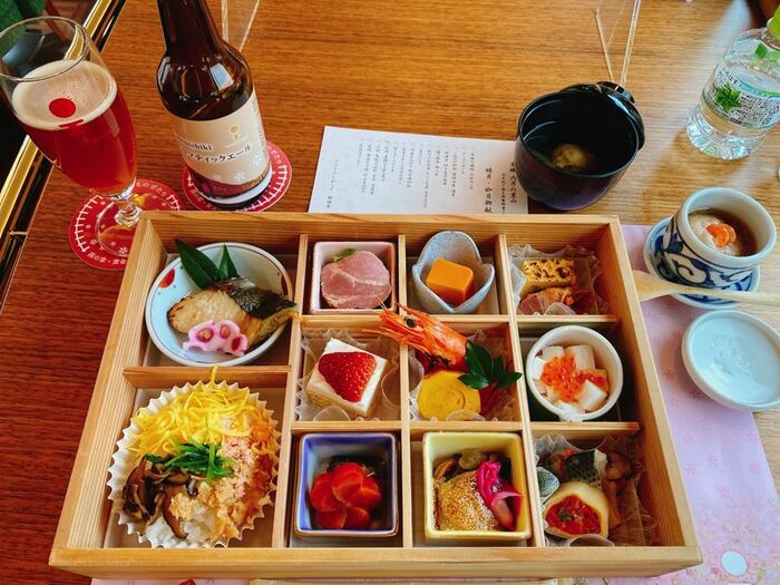 2便め「双海編」で予約した食事「内子杉の木箱で