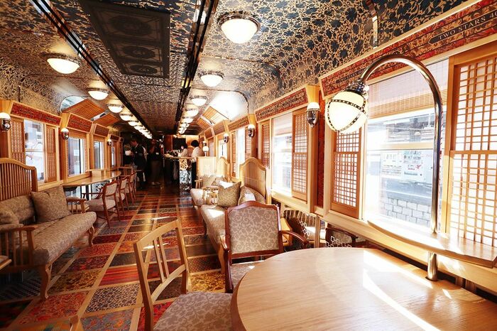 体験イベントが行われるJR九州の観光列車「ふた