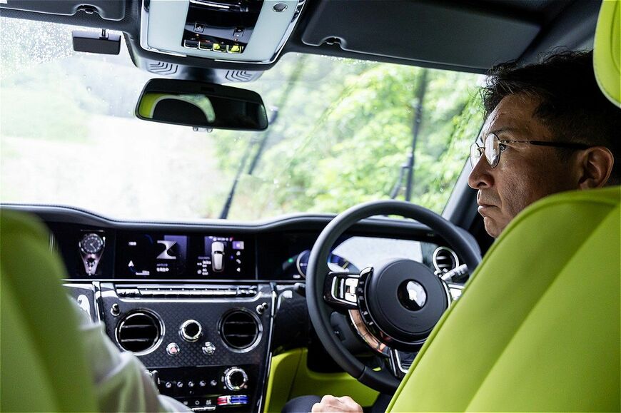 ロールス・ロイス試乗会の様子（写真：三木 宏章）