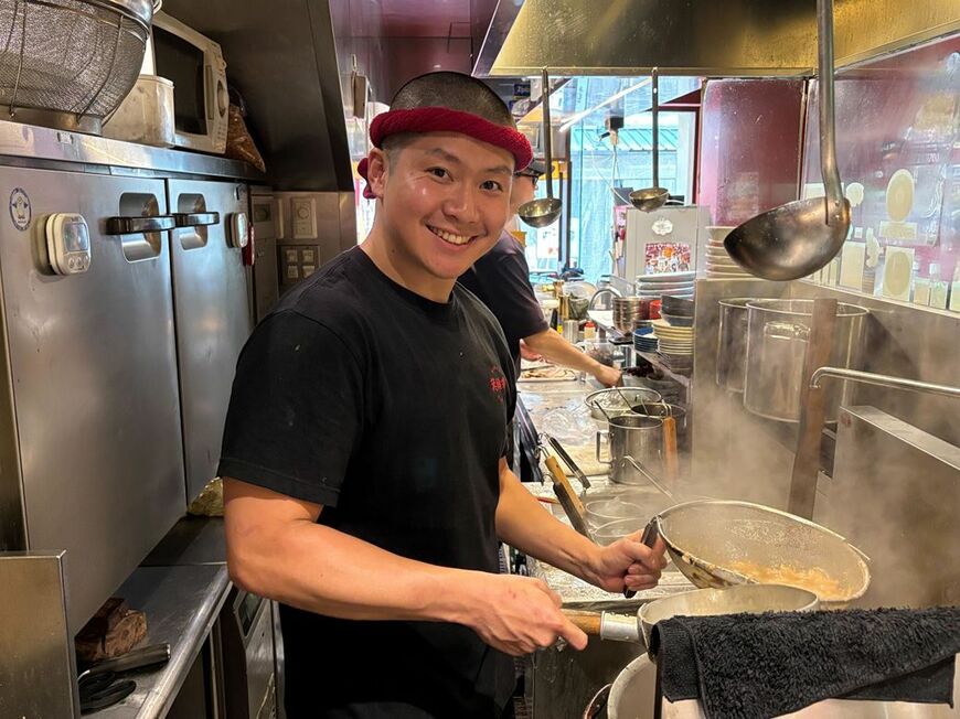 そもそも、豚骨ラーメン店に物件を貸してくれるオーナーは少ない。営業できる場所で、工夫を積み重ねていくことが重要になる（筆者撮影）