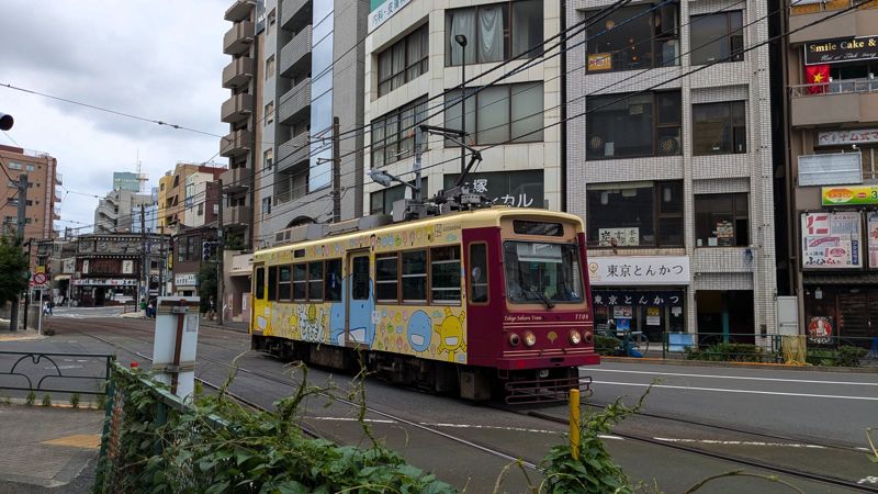 都電荒川線7700形（筆者撮影）
