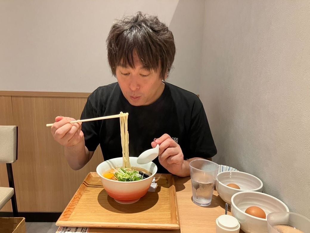 ラーメンが、お笑いを続ける支えになっていたそうだ（筆者撮影）