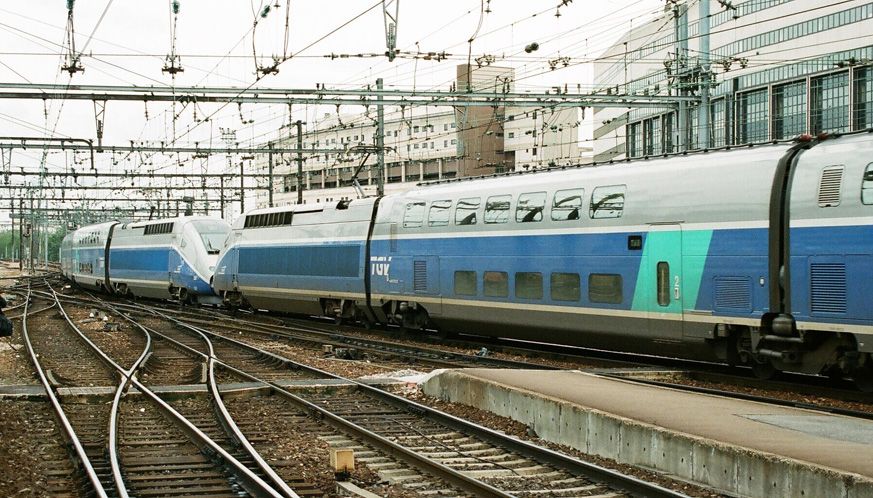TGVデュプレックスは客車部分がオール2階建てだ（撮影：南正時）