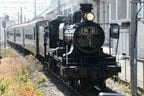 久留米駅に到着するSL鬼滅の刃