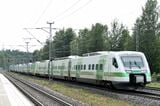 イタリア製「ペンドリーノ」（振子電車）で運転のインターシティ（筆者撮影）