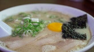 「来久軒」の豚骨ラーメン