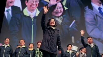 親米路線の継続か否かを問う台湾総統選が大混戦