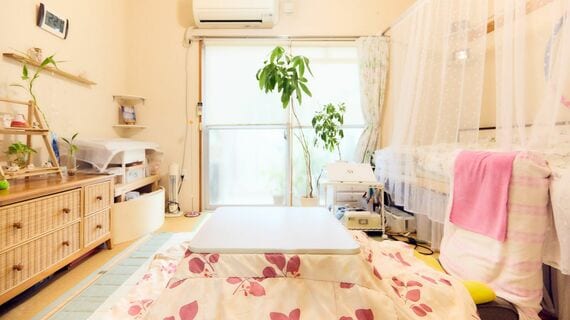 カルメンさんがひとり暮らしをする部屋