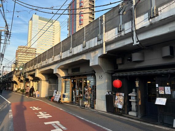 高架下の居酒屋