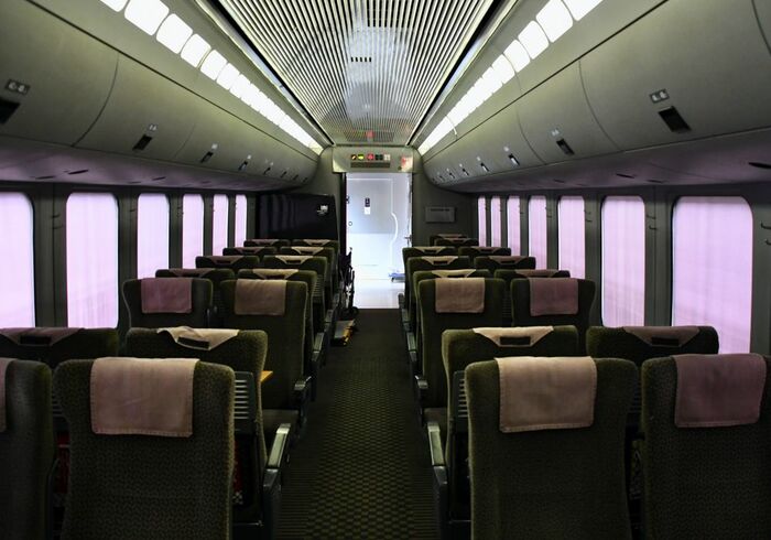 787系の車内