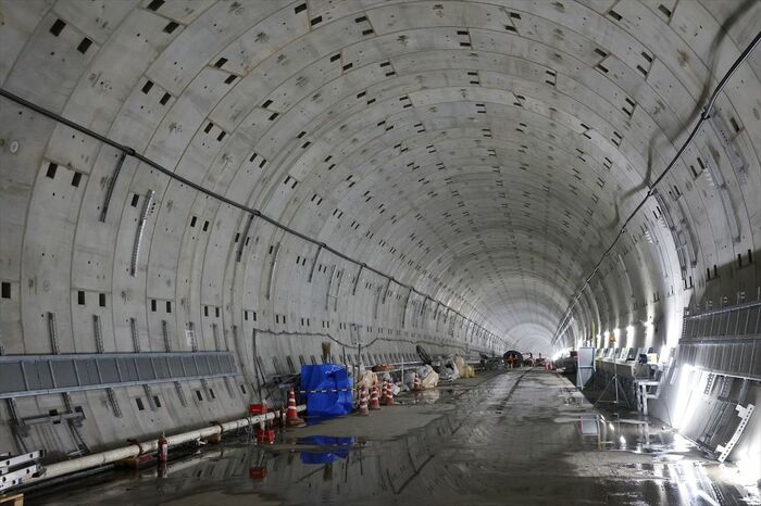 建設中の相鉄・東急直通線トンネル