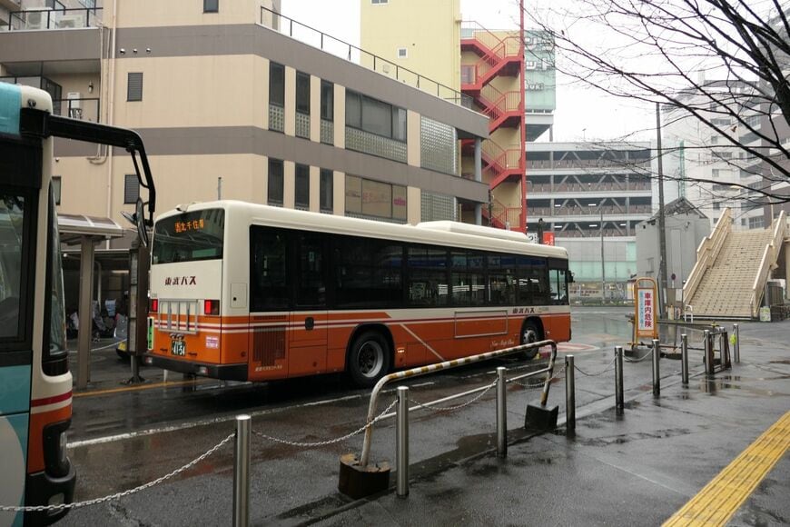 大師前駅のバス停