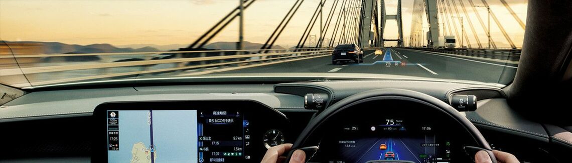 Advanced Driveの走行イメージ（写真：トヨタ自動車）