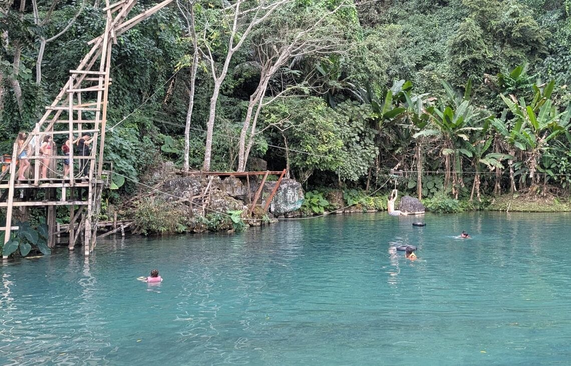 ヴァンヴィエンのブルーラグーン