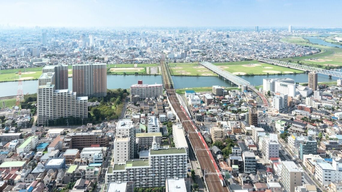市川市は江戸川を挟んで東京都と接しており、「千葉都民」も多い(写真:イデア/PIXTA)