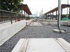 線路の敷設も進んでいる