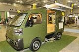 東京キャンピングカーショー2022に出展されていた三島ダイハツの「クオッカ」（筆者撮影）