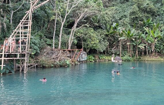 ヴァンヴィエンのブルーラグーン