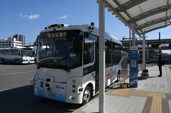 自動運転 レベル2 小型バス