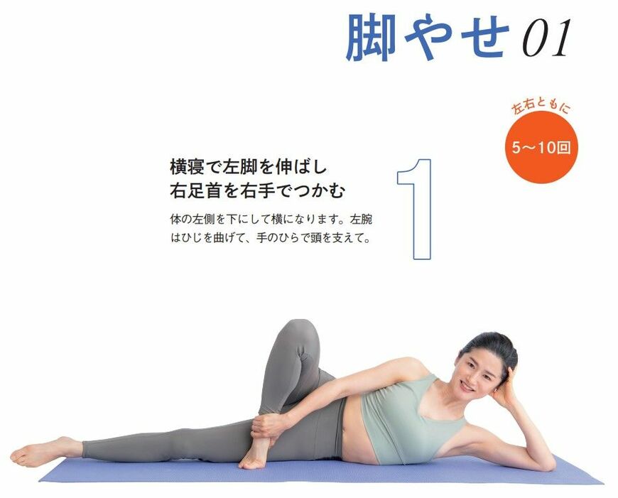 （画像：『寝たままペタ腹! 股関節ほぐし』）