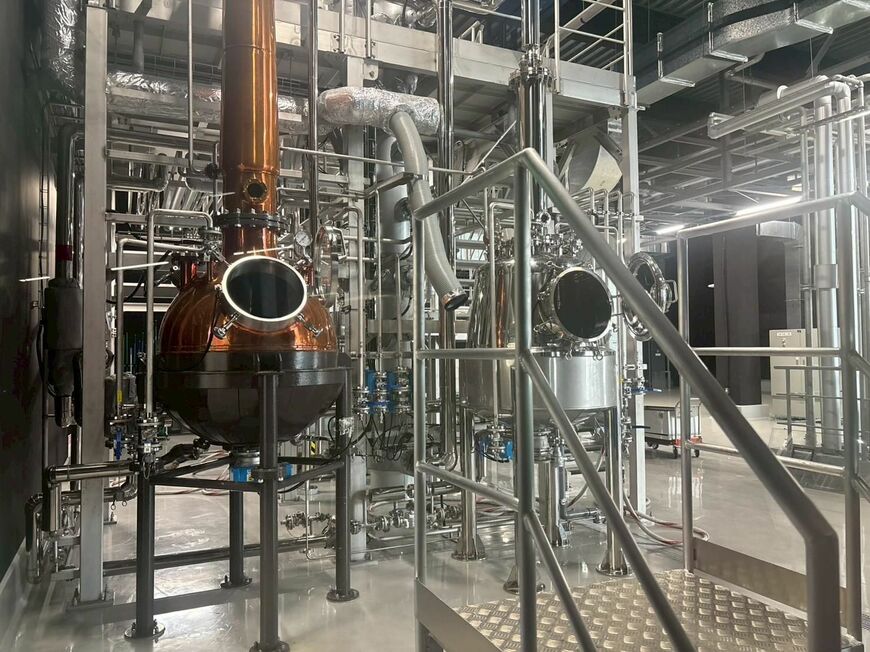 新設された「パイロットディスティラリー」（写真：筆者撮影）