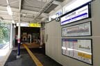 ホームから見た改札側
