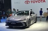 2024年に新型へと切り替わったトヨタ「カムリ」（筆者撮影）