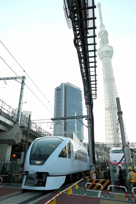 とうきょうスカイツリー駅付近 踏切 高架化前