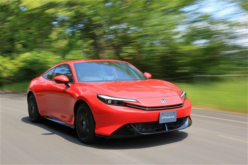 ホンダの新型「プレリュード」（写真：本田技研工業）