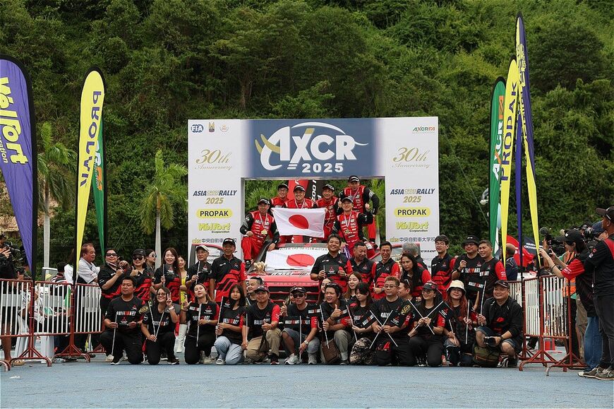 アジアンクロスカントリーラリー2025とチーム三菱ラリーアートの様子（写真：三木 宏章）