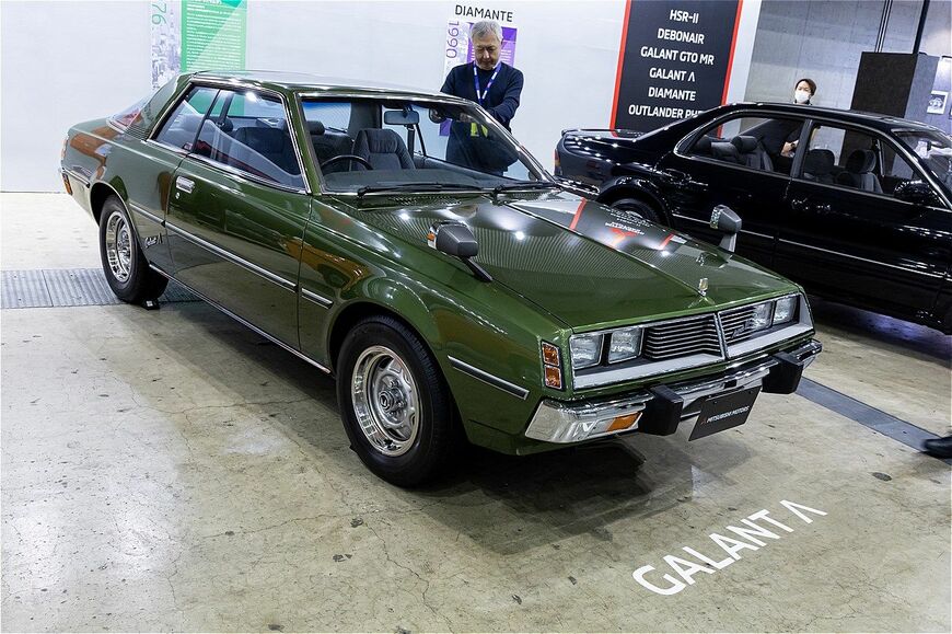 三菱自動車の展示内容（筆者撮影）