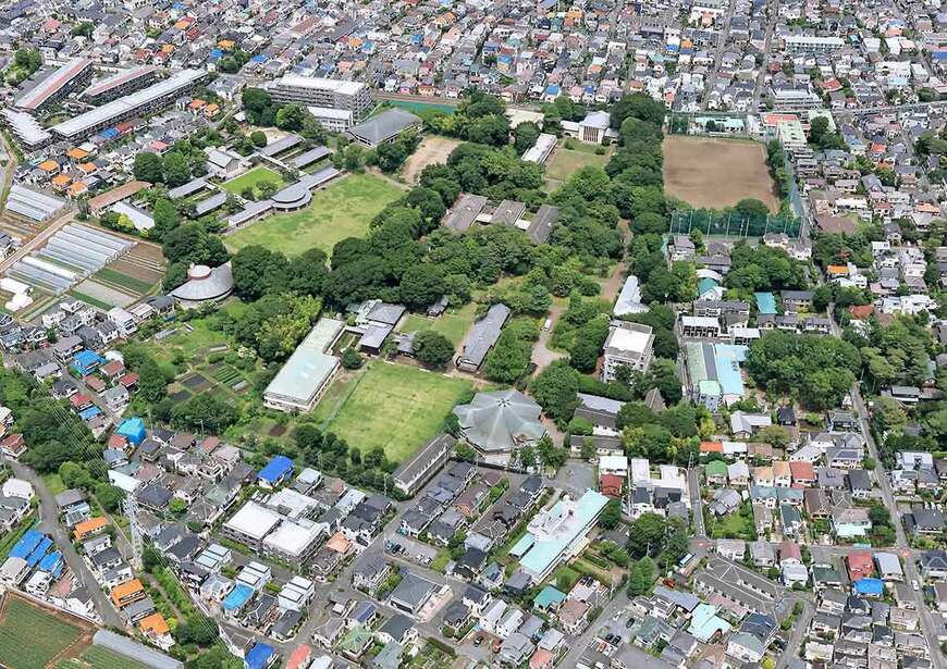 10万平米の東久留米キャンパス全景