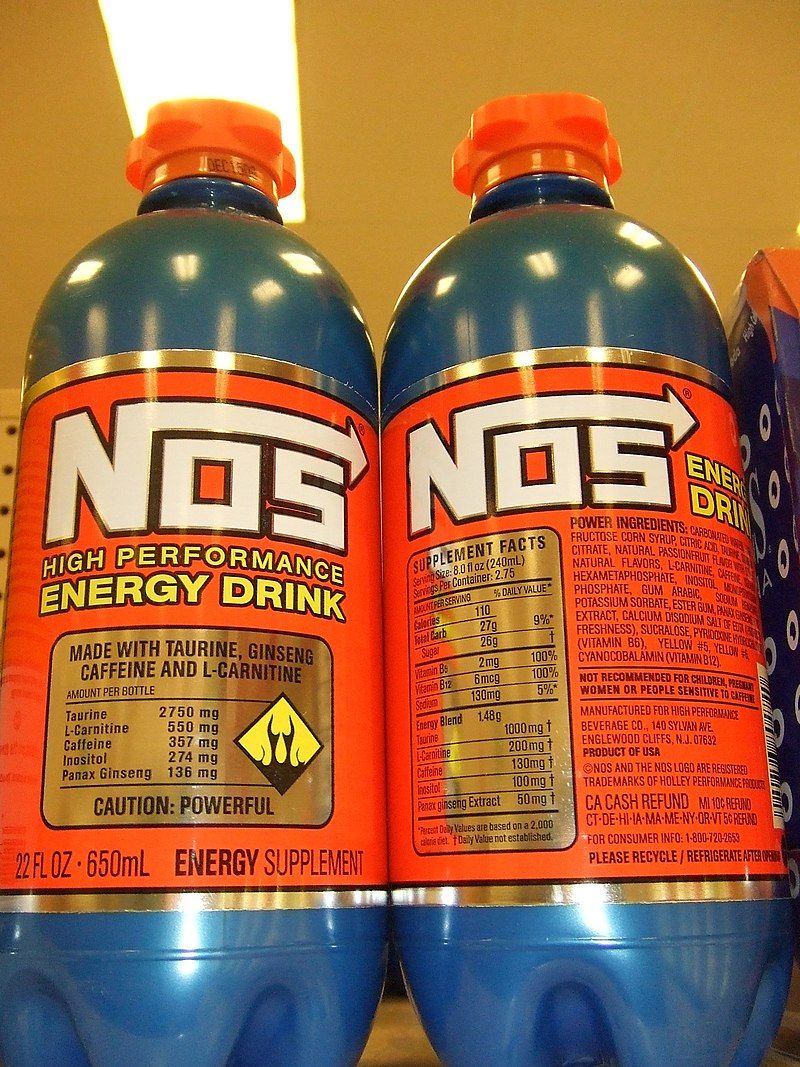 エナジードリンクの「NOS」