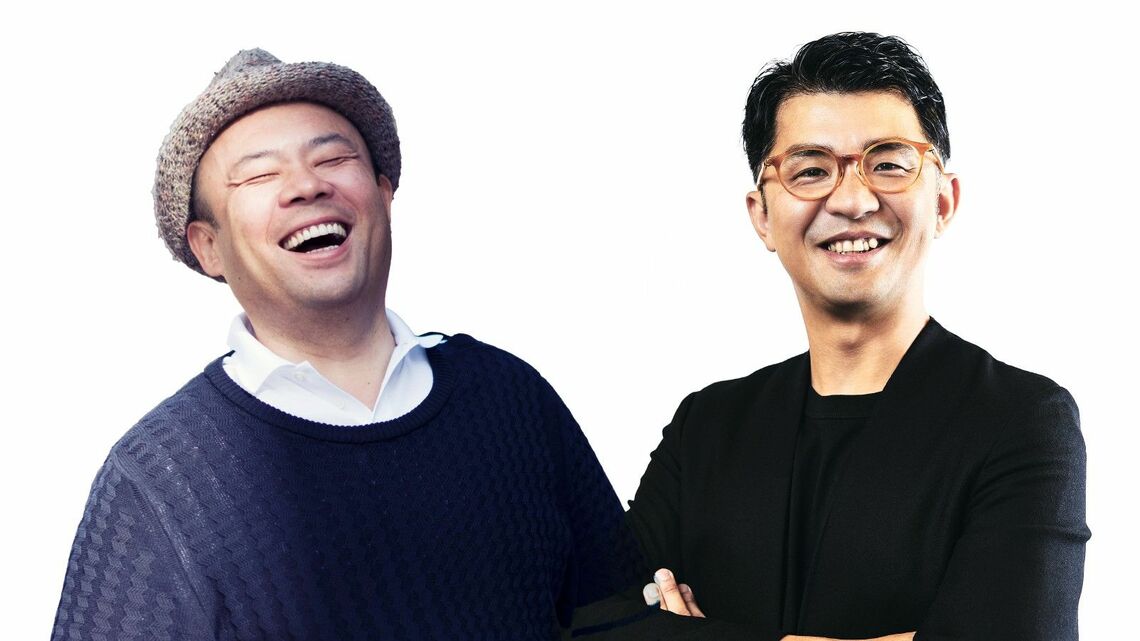 「オンライン」に決定的に欠けているものとは？ 実業家の孫泰蔵氏（左）と戦略デザイナーの佐宗邦威氏の対談をお届けします（写真左：Toshimitsu Takahashi、写真右：柏谷匠）