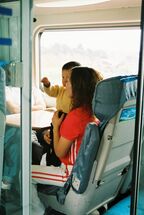 「藍箭」の一部には6人用個室があった