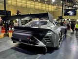「GR GT3」はICE車、市販型となる「GR GT」はハイブリッド車となる（筆者撮影）