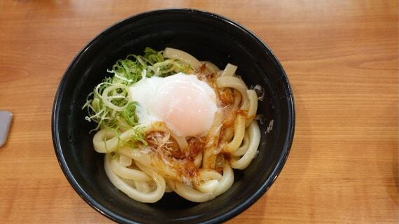 くら寿司の【讃岐】釜玉うどん