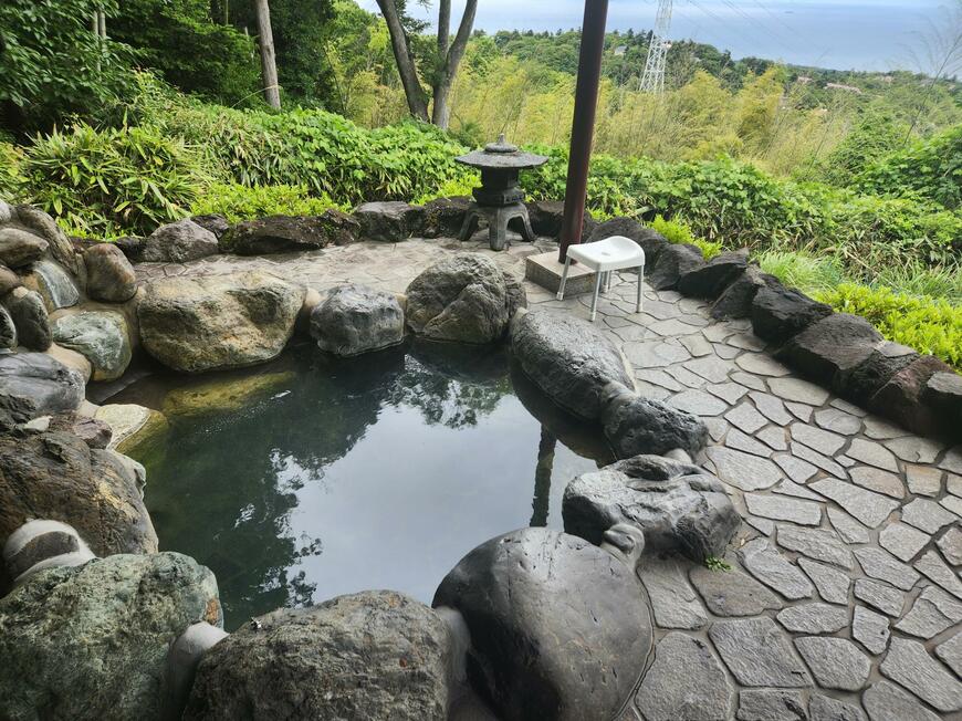 旅と言えば露天風呂（写真：筆者提供）