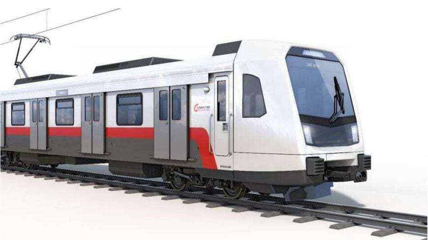 シュタドラーINKAインドネシア（SII）が設計したKCI向け電車のイメージ。日本の車両やシステムをほぼそのまま輸出可能なインドネシアだが、欧州規格が浸透すると日系メーカー参入の障壁になりうる（筆者所蔵）