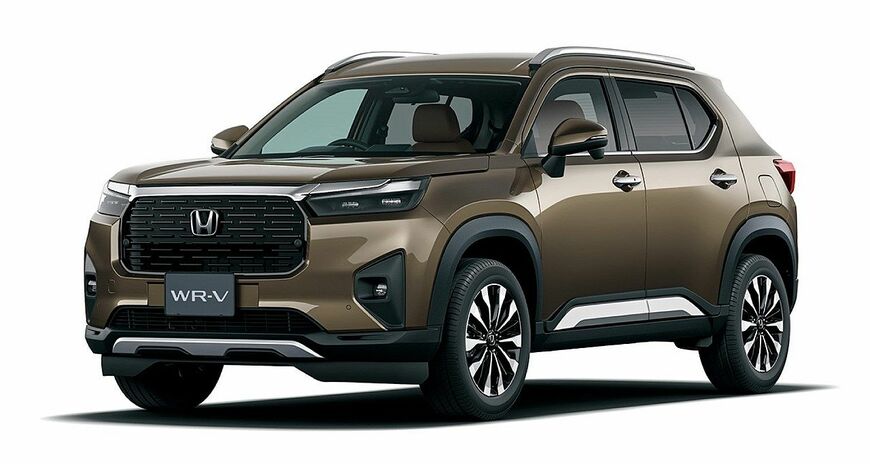 一部改良モデルのホンダ「WR-V」および特別仕様車ブラックスタイル（写真：本田技研工業）
