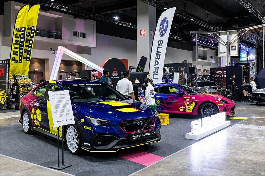 2024年11月に開催された東京オートサロン・クアラルンプールのイベント風景（筆者撮影）